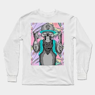 skull graff Long Sleeve T-Shirt